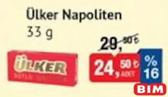 ÜLKER NAPOLİTEN ÇİKOLATA 33 G